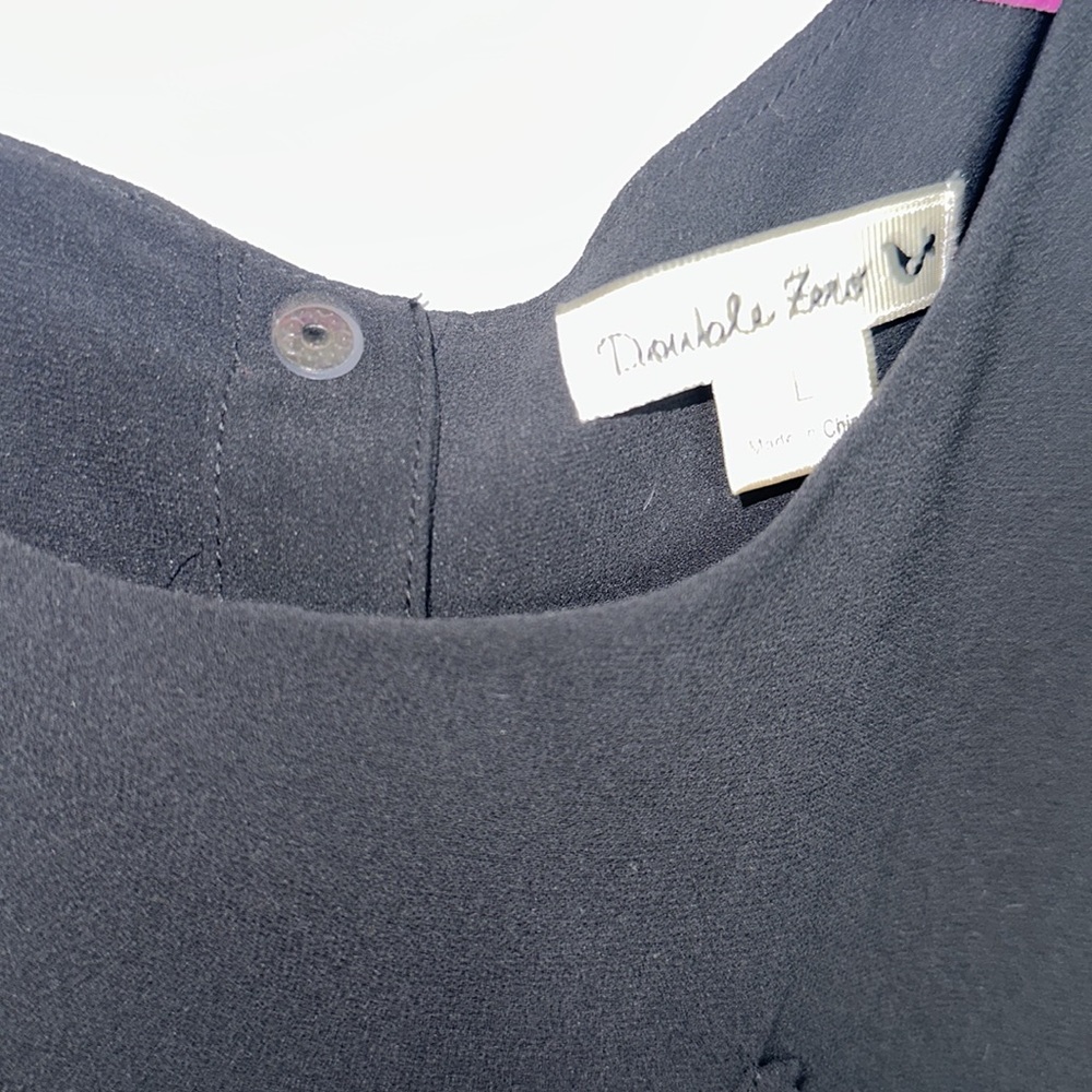 Double Zero Black Sheer Blouse - image 2